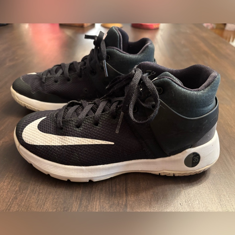Nike Kevin Durant black KD35 high top youth basketball shoes